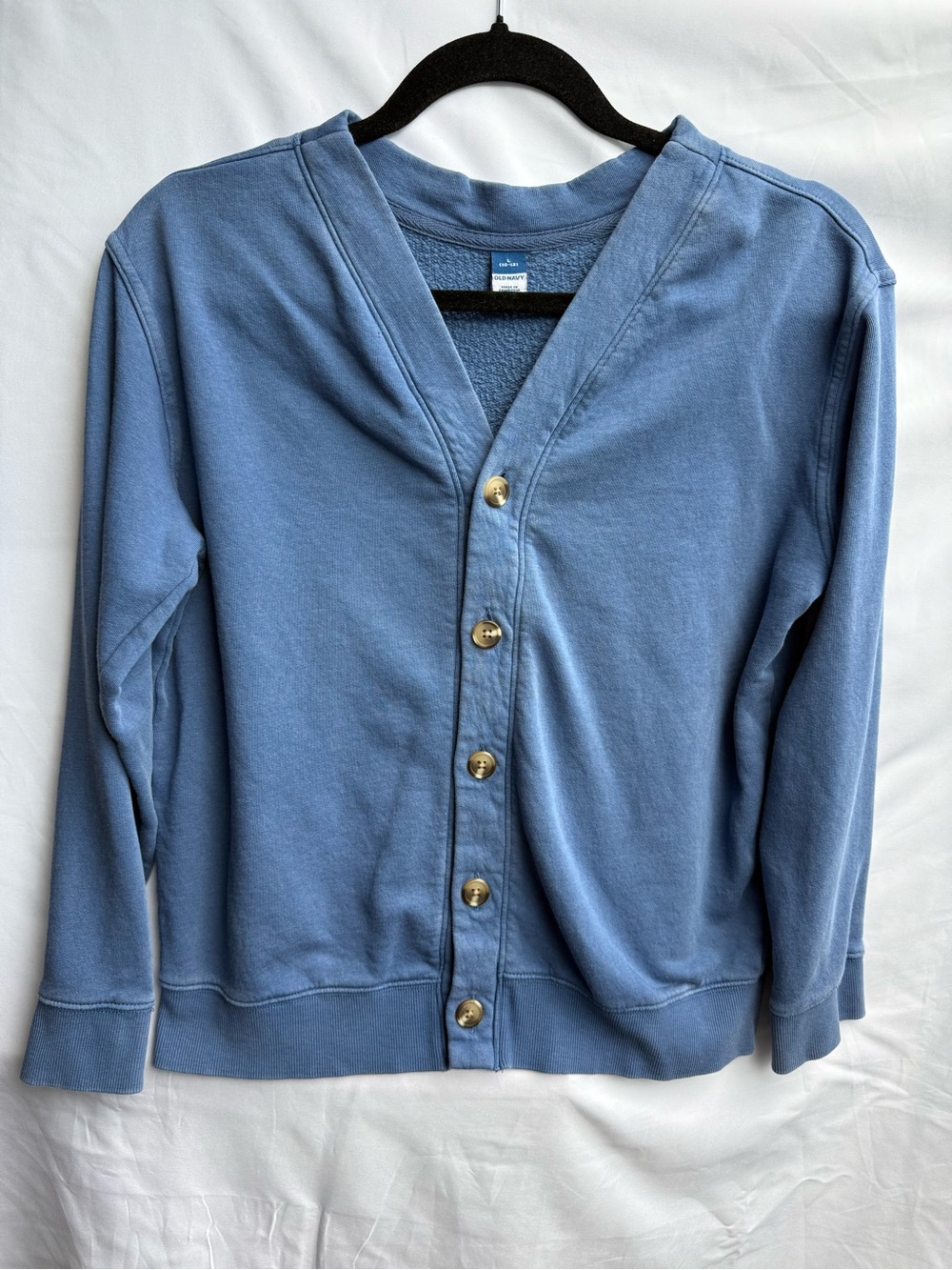 Old Navy Blue Button-Front Kids Shirt